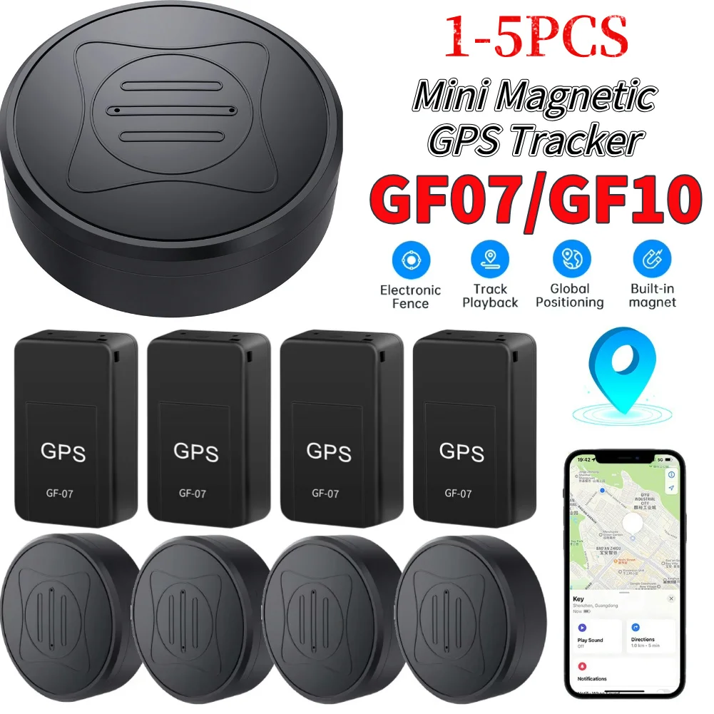 GF07/GF10 магнитный автомобильный мини GPS-трекер локатор устройство против потери