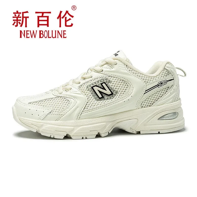 New BOLUNE 530 n word running sports leisure outdoor fashion autumn men's and women's breathable comfortable flat shoes