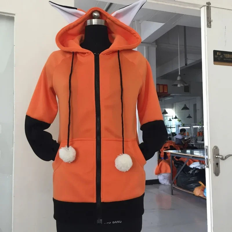 Новинка женские толстовки костюм для косплея с длинным рукавом свитшоты
