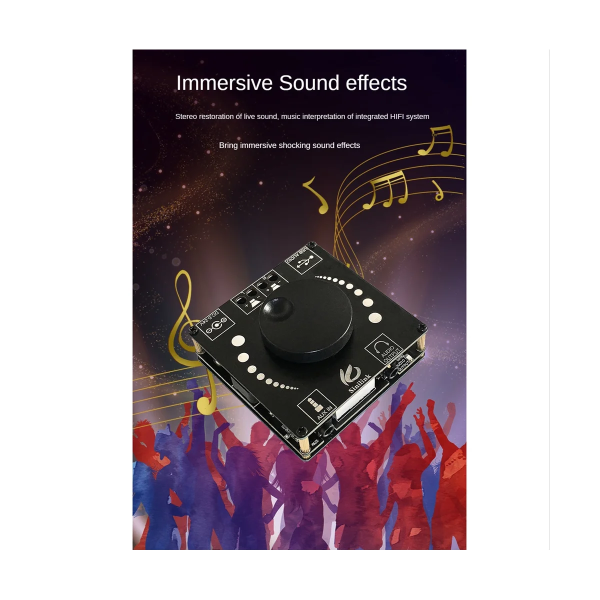 XY-AP50H HIFI Fever 2 0 стерео Bluetooth5.0 Плата усилителя TPA3116D2 50 Вт + регулируемый аудио модуль