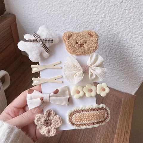 Детские заколки для волос 9 шт.