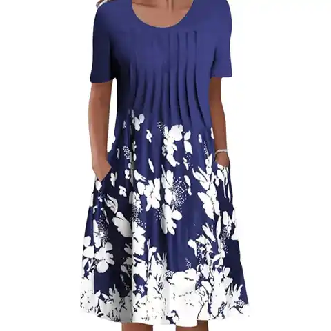 Lady Dress  Loose Hem   Dress Pleated Women Dress  Female Dress  Lady Dress  Loose Hem   Dress Pleated Women Dress