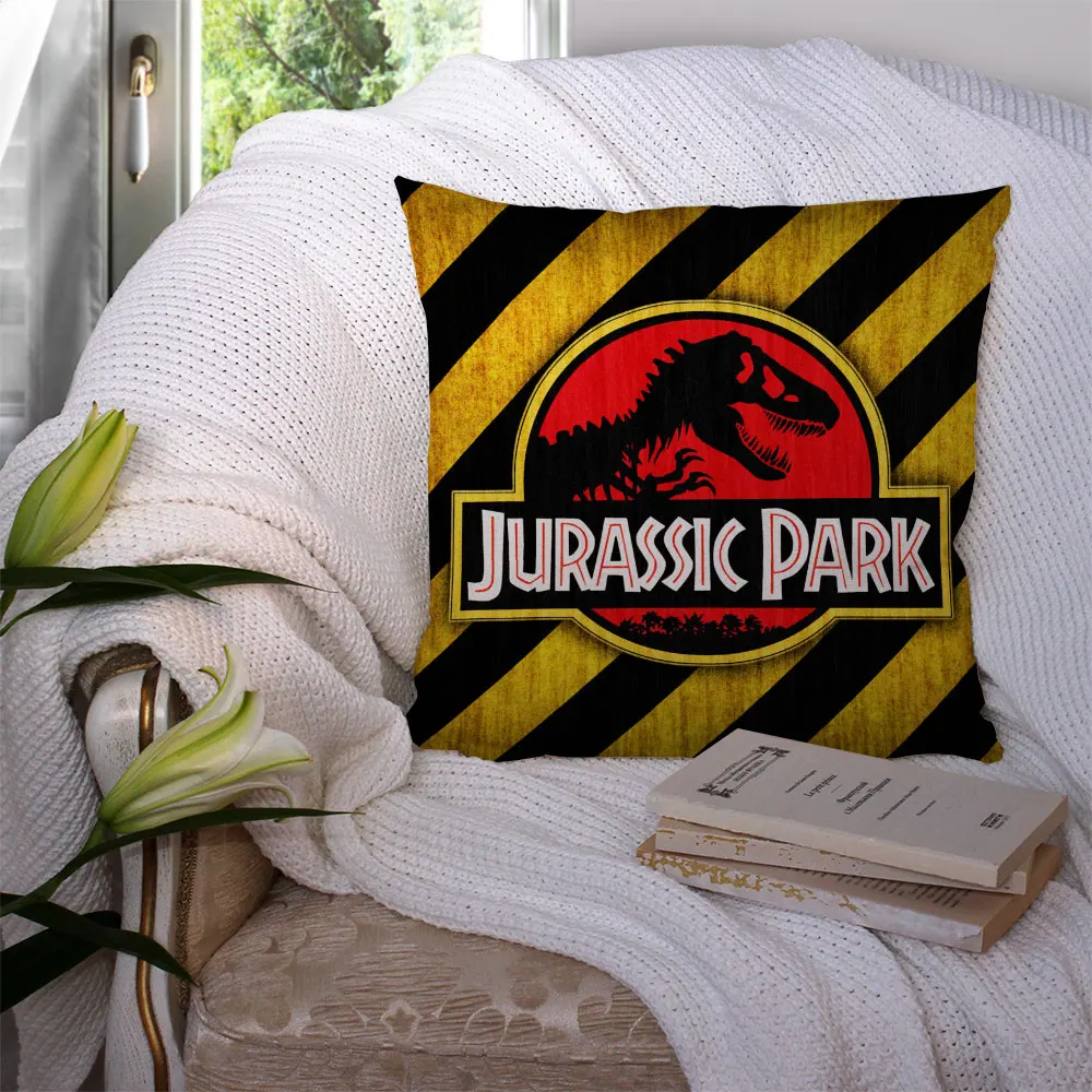 

Custom Fashion Jurassic Park Pillowcase Cushion Cover Home Decor Hotel Car Seat Backrest Sofa Pillow Case 21104-9