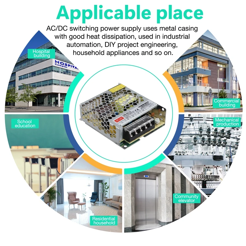 Импульсный источник питания Mean Well LRS LRS-50-12 50W 4.2A трансформатор