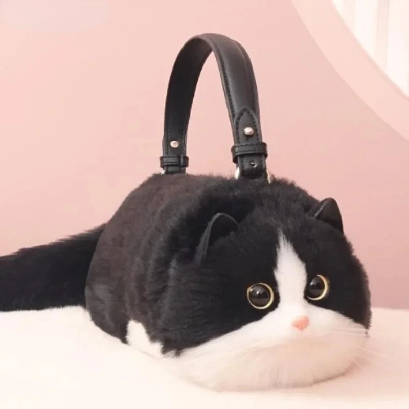 Luksusowa projektantka damska torebka na ramię moda śliczna popularna kopertówka o dużej pojemności Crossbody torba dla kota kobiet