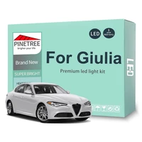 10pcs led interior light kit for alfa romeo giulia 2015 2016 2017 2018 2019 2020 glove box trunk door lightcanbus no error