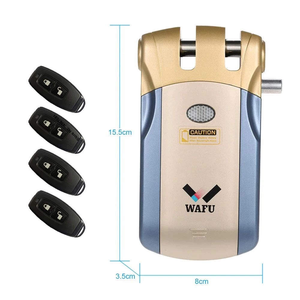 Wafu 019 Беспроводной Дверной Замок Умный С Дистанционным Управлением Защита
