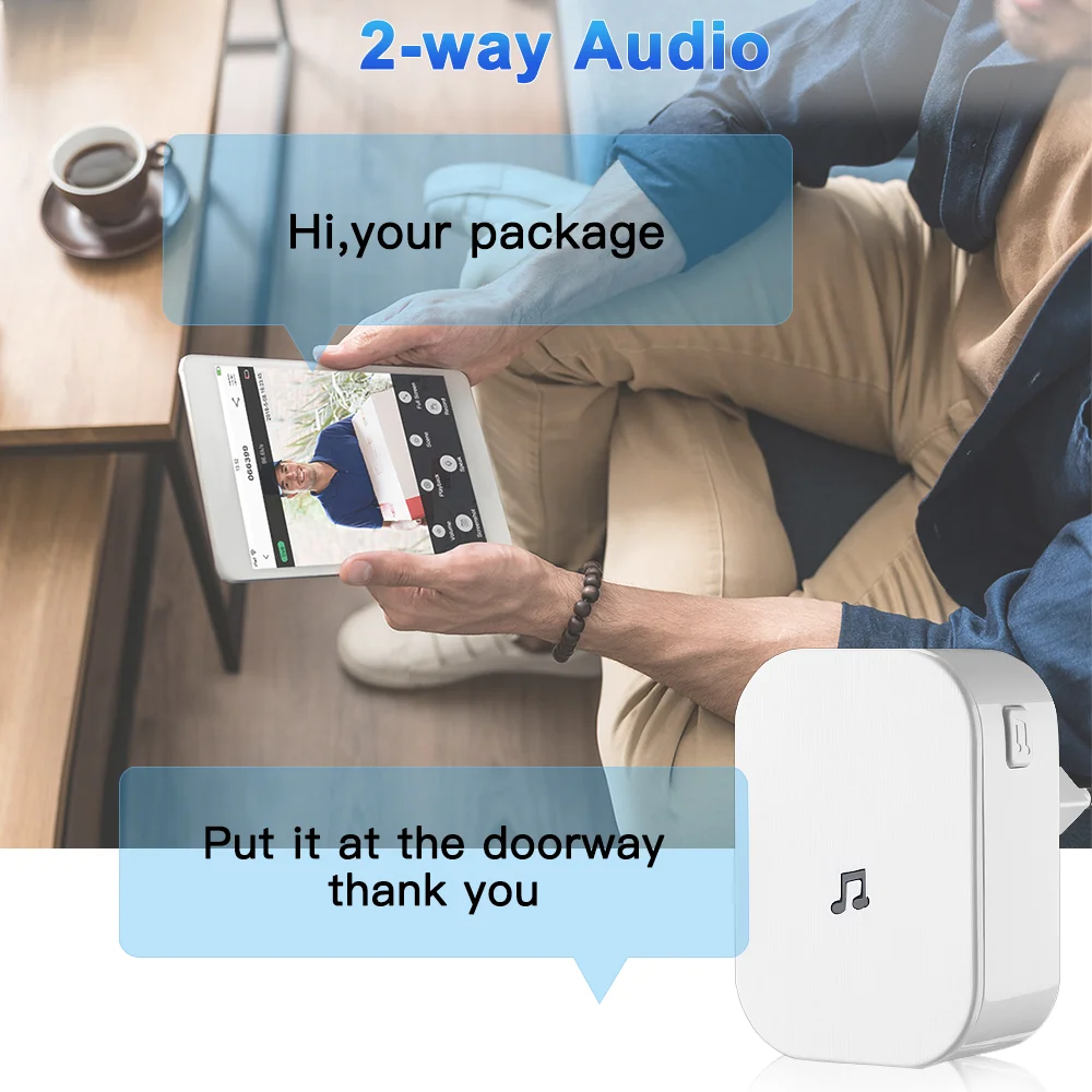 WSDCAM видео дверной звонок Wifi беспроводной домофон квартиры кольцо умный ночное