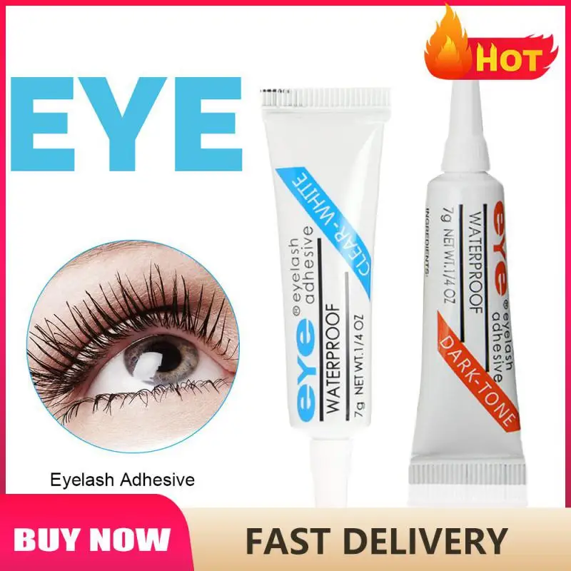 

7g False Eyelashes Glue Dark/Clear Waterproof Lashes Extension Glue Fake Eye Lash Adhesive Eye Makeup Cosmetics Tools