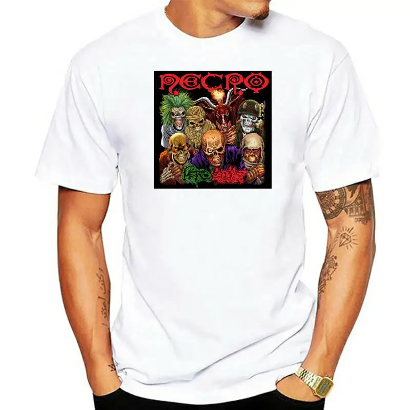 Фото Футболка NECRO Merch Death Rap Band в стиле хип-хоп Рон Браунштейн S M L XL 2XL 3XL №1
