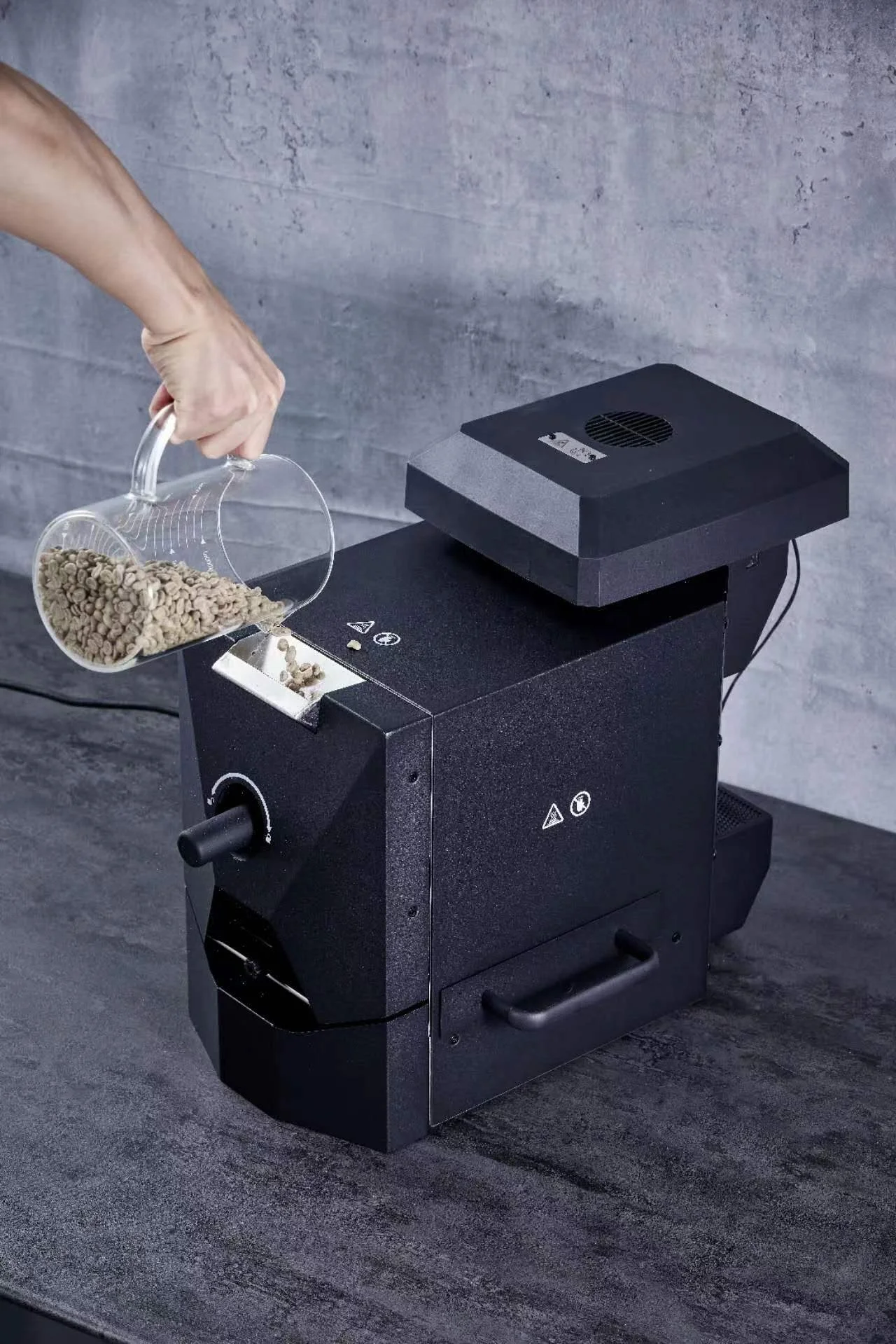 Бездымная электрическая машина для обжарки кофе небольшая кофейных зерен