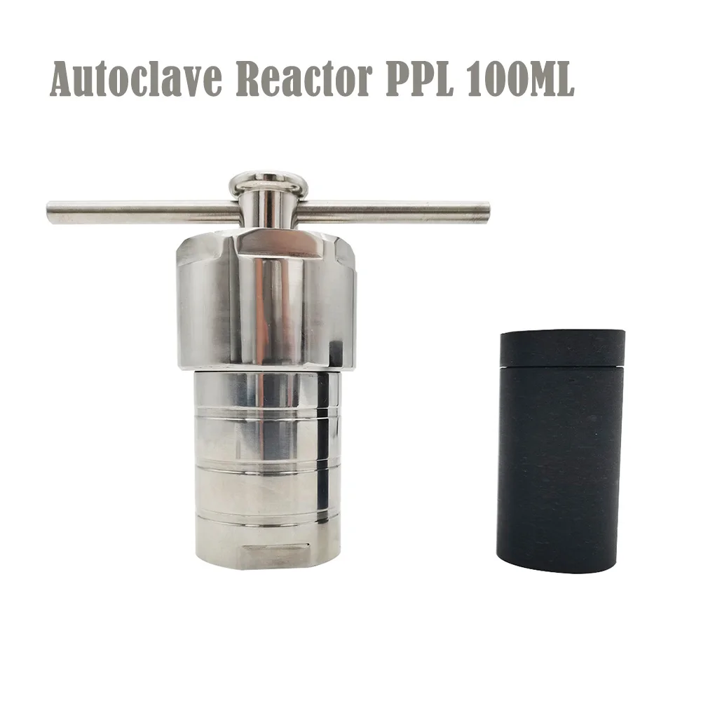 

100ml PPL Lined Hydrothermal Synthesis Autoclave Reactor 3Mpa High Pressure Digestion Tank ISO & CE Lab Supplies