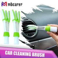 car cleaning brush air conditioner vent cleaner detailing dust removal blinds duster outlet brush car styling auto accessories