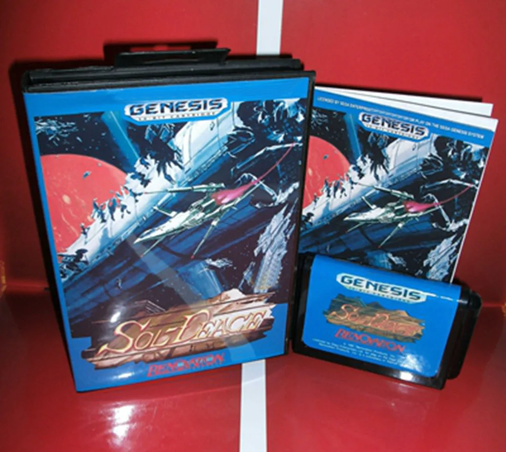 Игровая карта Sega megadgenesis с коробкой и ручной книгой 16 бит для консолей