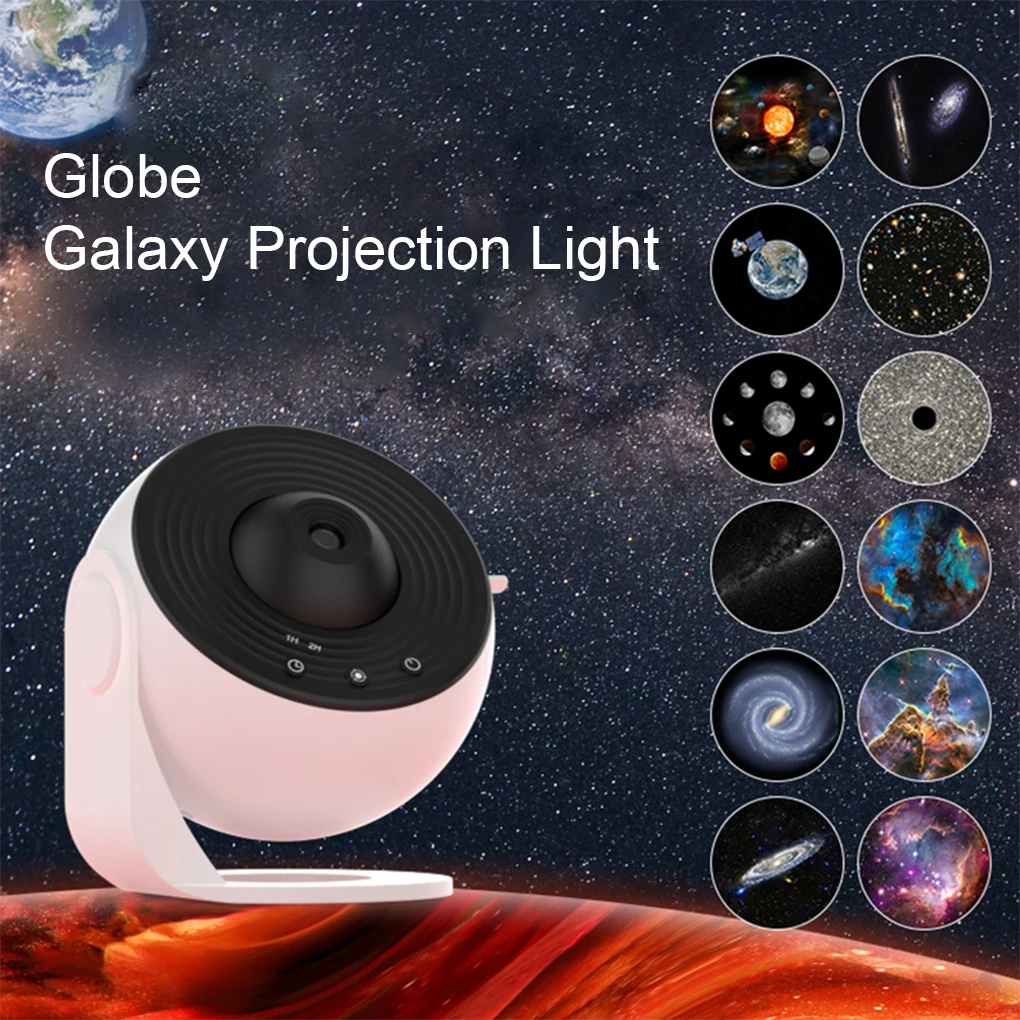 

12 in 1 Planetarium Star Projector Rotate LED Projection Lamp Starry Projectors Nightlight Kids Gift Bedroom Party