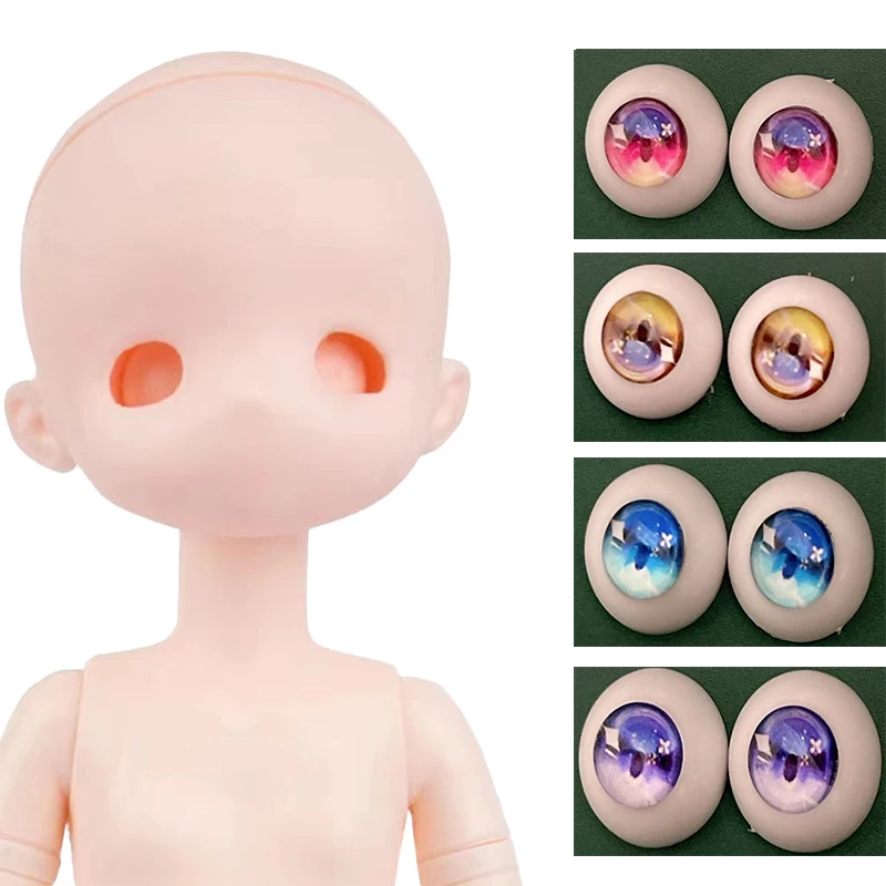

DIY Two-dimensional Anime Face Doll 30cm Doll Makeup Doll Head (can Be Opened) or Whole Doll Beautiful Girl Doll Toy Gift