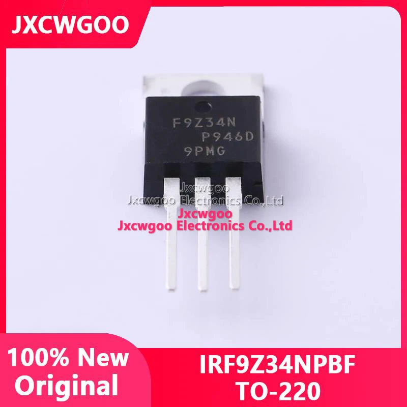 

Jxcwgoo 10pcs imported FET channel 19A new original 55V IRF9Z34NPBF MOS IRF9Z34N 100% F9Z34N P TO-220
