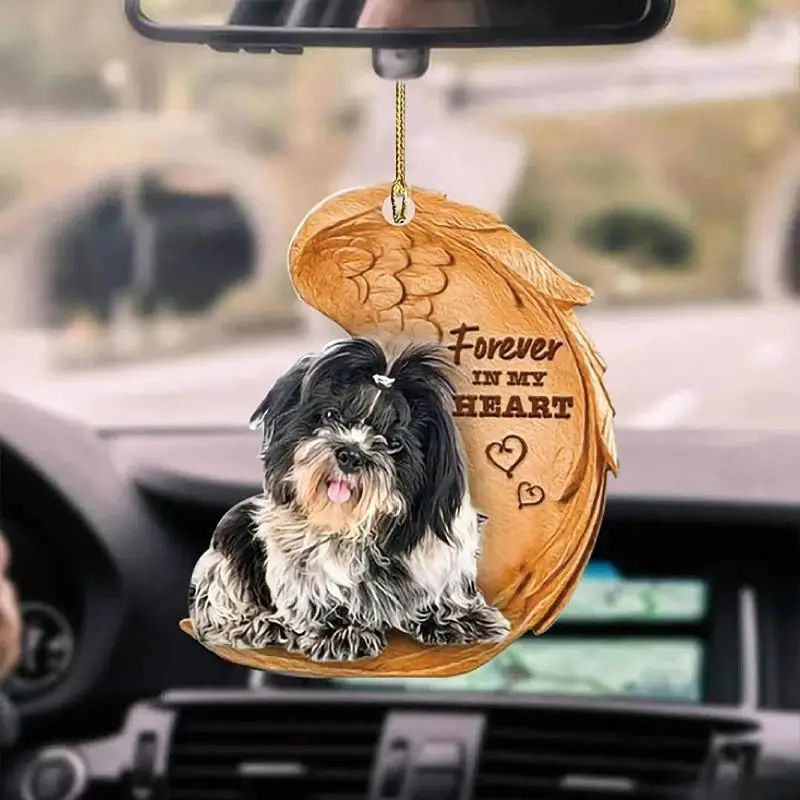 Фото G7NA Swinging Wing Dogstoy Car Vinging Bodview зеркальный орнамент Home Coolchain Подвеска для ключей №4