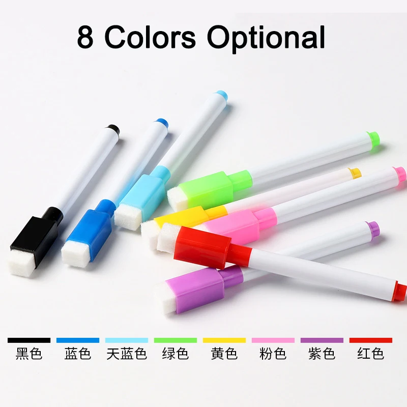 8 цветов стираемая магнитная доска маркер черная мел стекло керамика офис школа