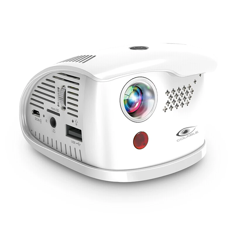 Enlarge Mini Wifi 20-200inch  DLP smart android projector  R1