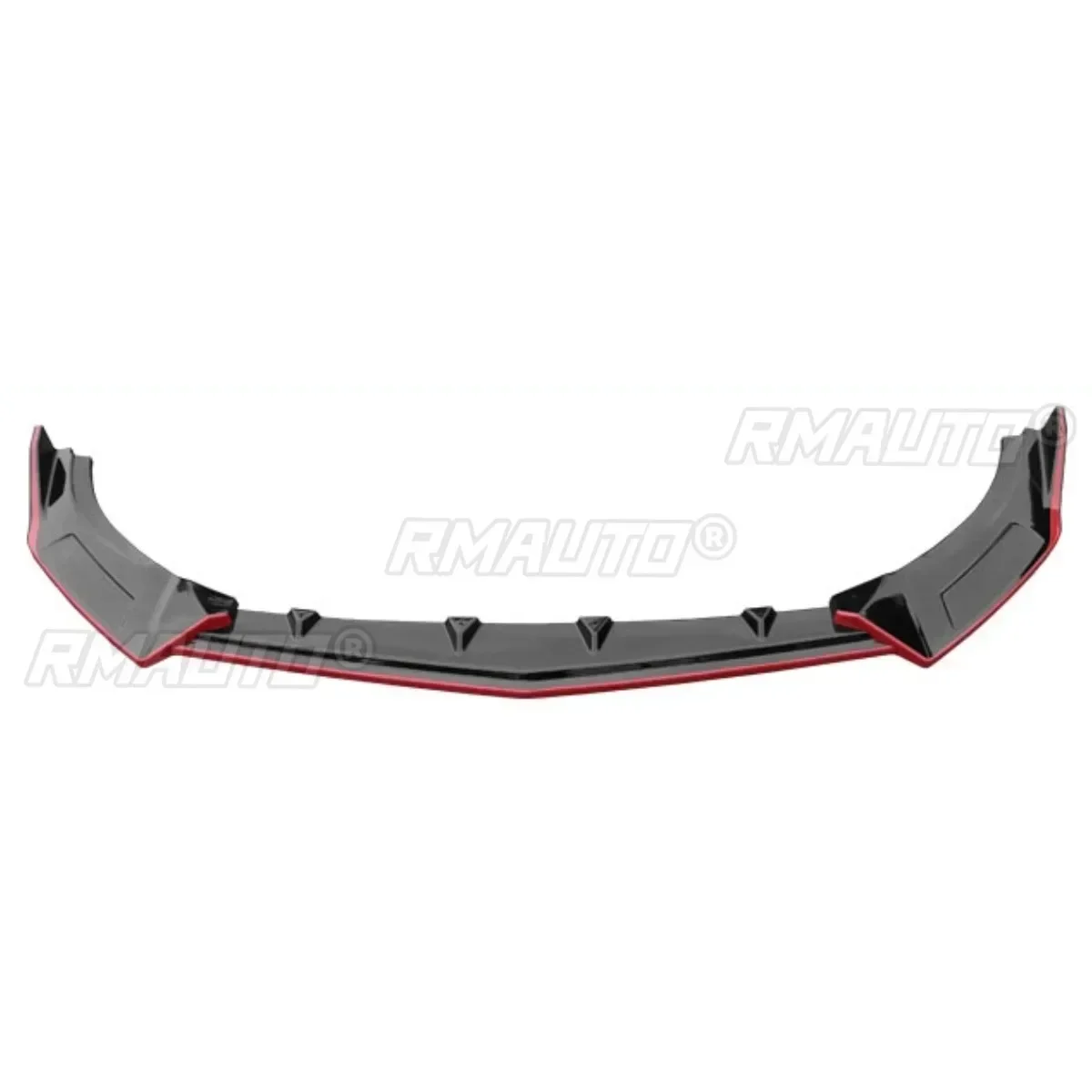 Для Golf MK8 Pro GTI R-Line Body Kit Рассеиватель переднего бампера Глянцевый черный VW 2021-2023