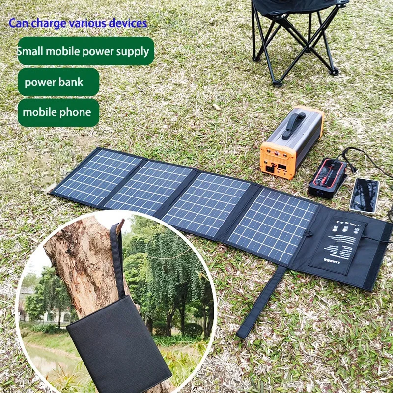 Складная Солнечная Зарядная Панель 30 Вт/50 Вт 18 В ETFE Легкая Для Мобильного