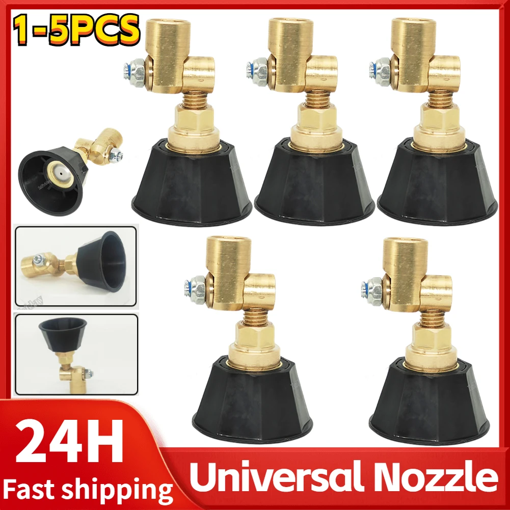 

1-5PCS High Pressure Pesticide Sprayer Nozzle Agricultural Atomization Adjustable Nozzle Watering Irrigation Air Spray Tool Home