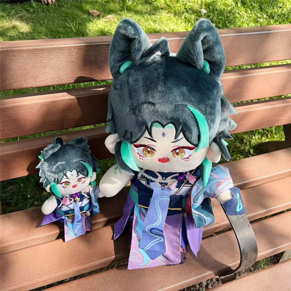 

New Limit Genshin Impact Xiao 40cm Plush Doll With Clothes Costume Outfit Toy Anime Cute Lovely Cosplay TGCF C Pre-sale