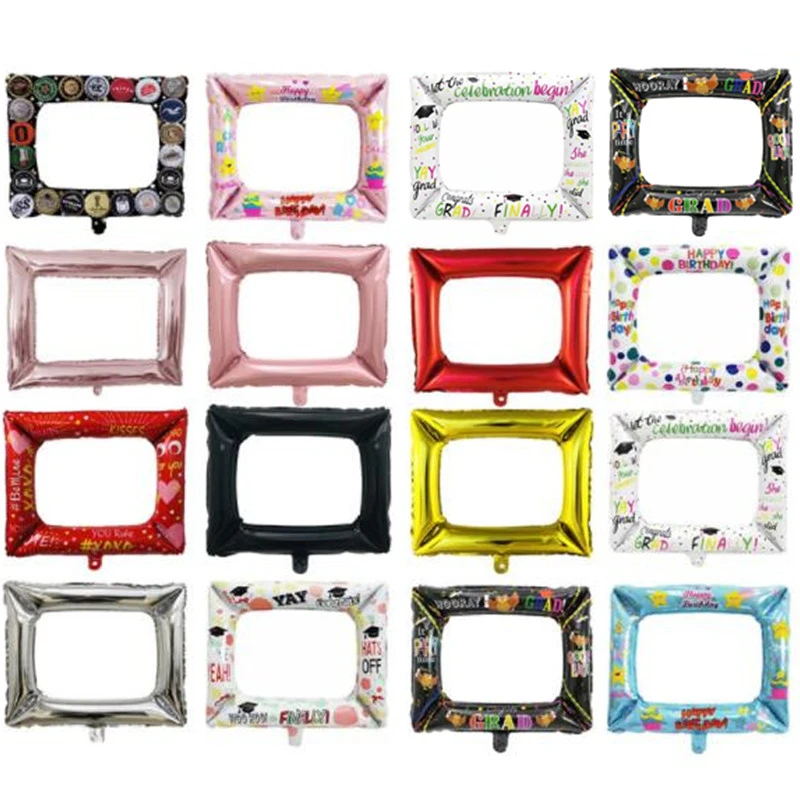 

Aluminium Foil Balloon Photo frame Party Decoration Birthday Wedding Easter Halloween Christmas Ballons