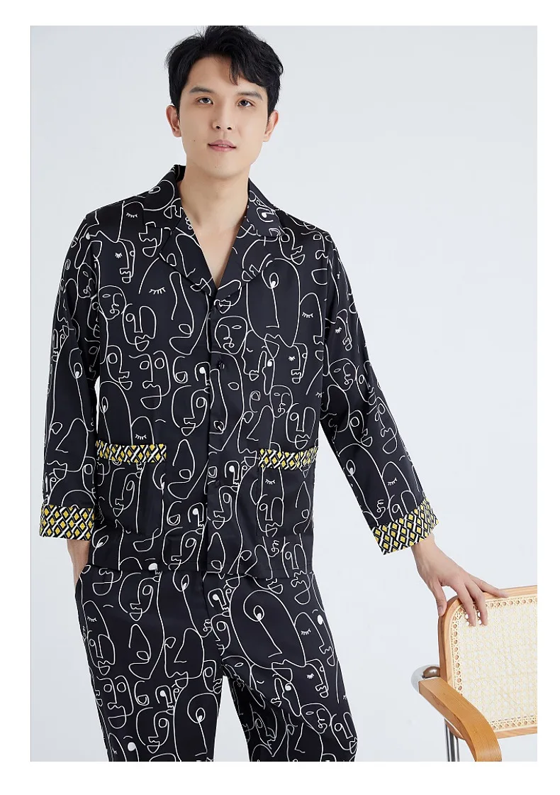 Рисунок 6 - Пижама Мужская шелковая с длинным рукавом