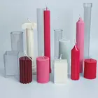 Формы для свечей сделай сам, полоска для длинных столбов, церковный Набор для изготовления свечей неправильной формы, большой цилиндр, изготовление свечей ручной работы
