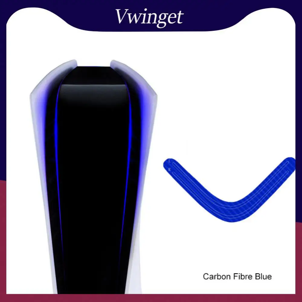 

Rainbow Game Accessories Led Luminous Lightbar Decals Light Bar Sticker Easy To Remove Rainbow Gradient Sticker For Ps5 Host