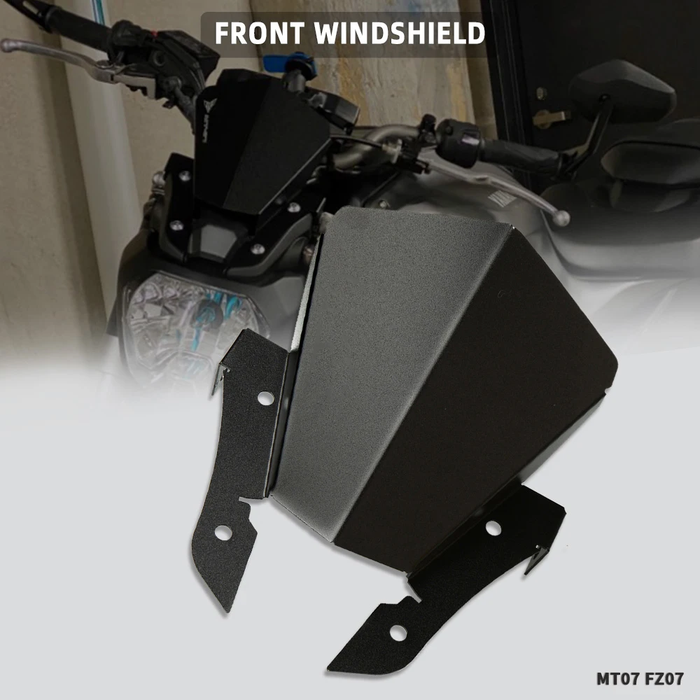

MT 07 Motorcycle Windshield For YAMAHA MT07 MT-07 FZ-07 2013 2014 2015 2016 Motorbike Wind Deflector Windscreen CNC Accessories