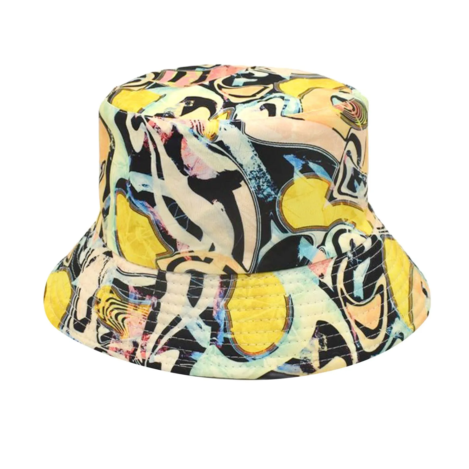

Printed Camouflage Fisherman's Hat For Women's Summer Outdoor Casual Sunshade Hats Bucket Hat Funny Sample