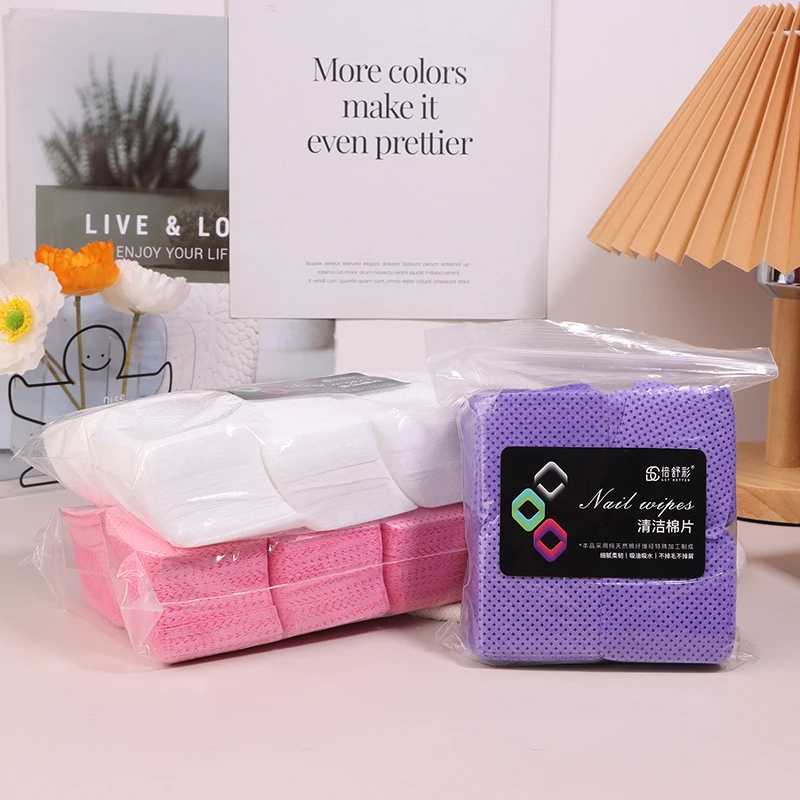 Безворсовые салфетки для ногтей средство снятия лака клей наращивания ресниц