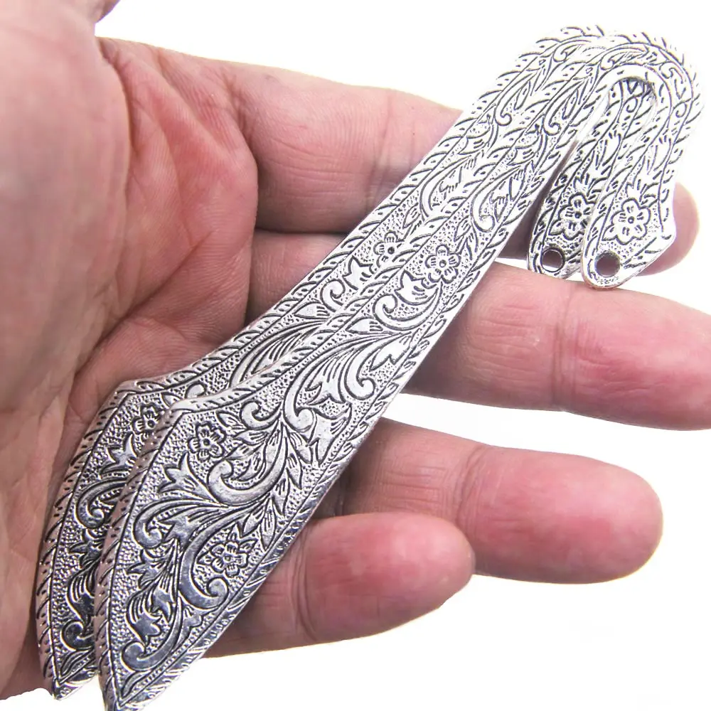 Bookmarks Flower Pattern Marques De Page Reading Mark Retro Book Marker Stationery Supplie Accessories 114mm