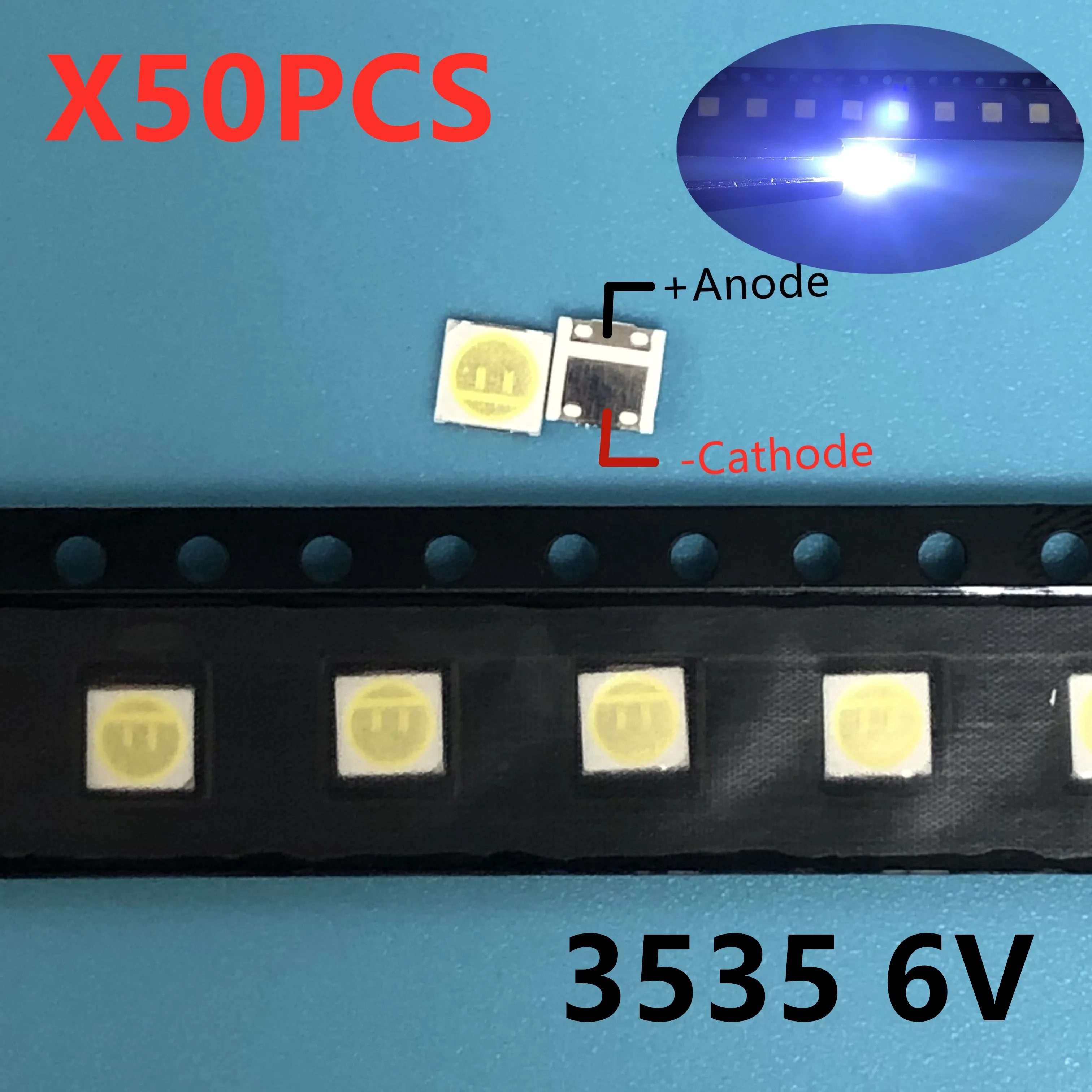 Оригинальная светодиодная подсветка для LG LED 2 Вт 6В/1 3В 100 холодный белый