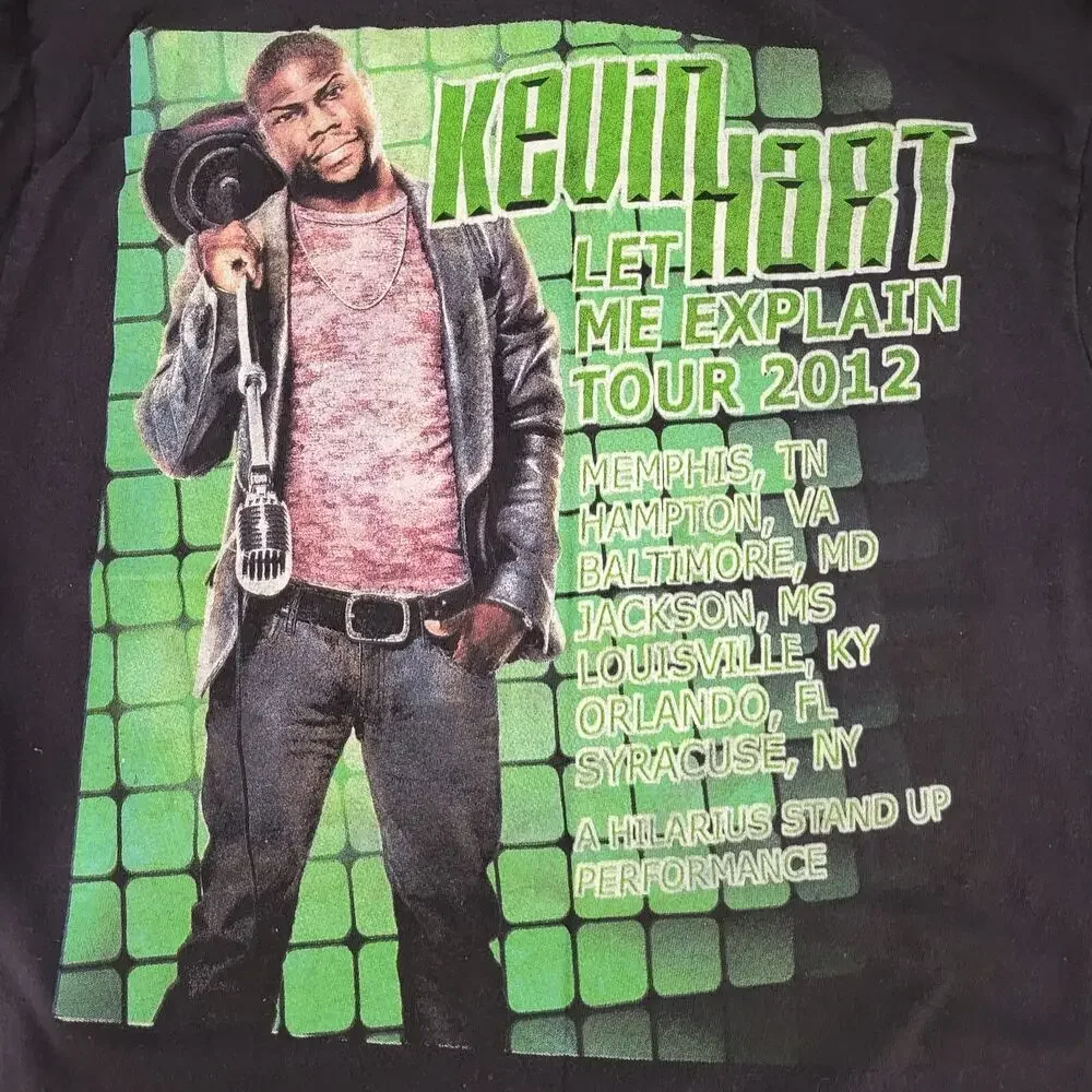 Кевин Харт позвольте мне объяснить Тур 2012 футболка Размер Средний M редкий az