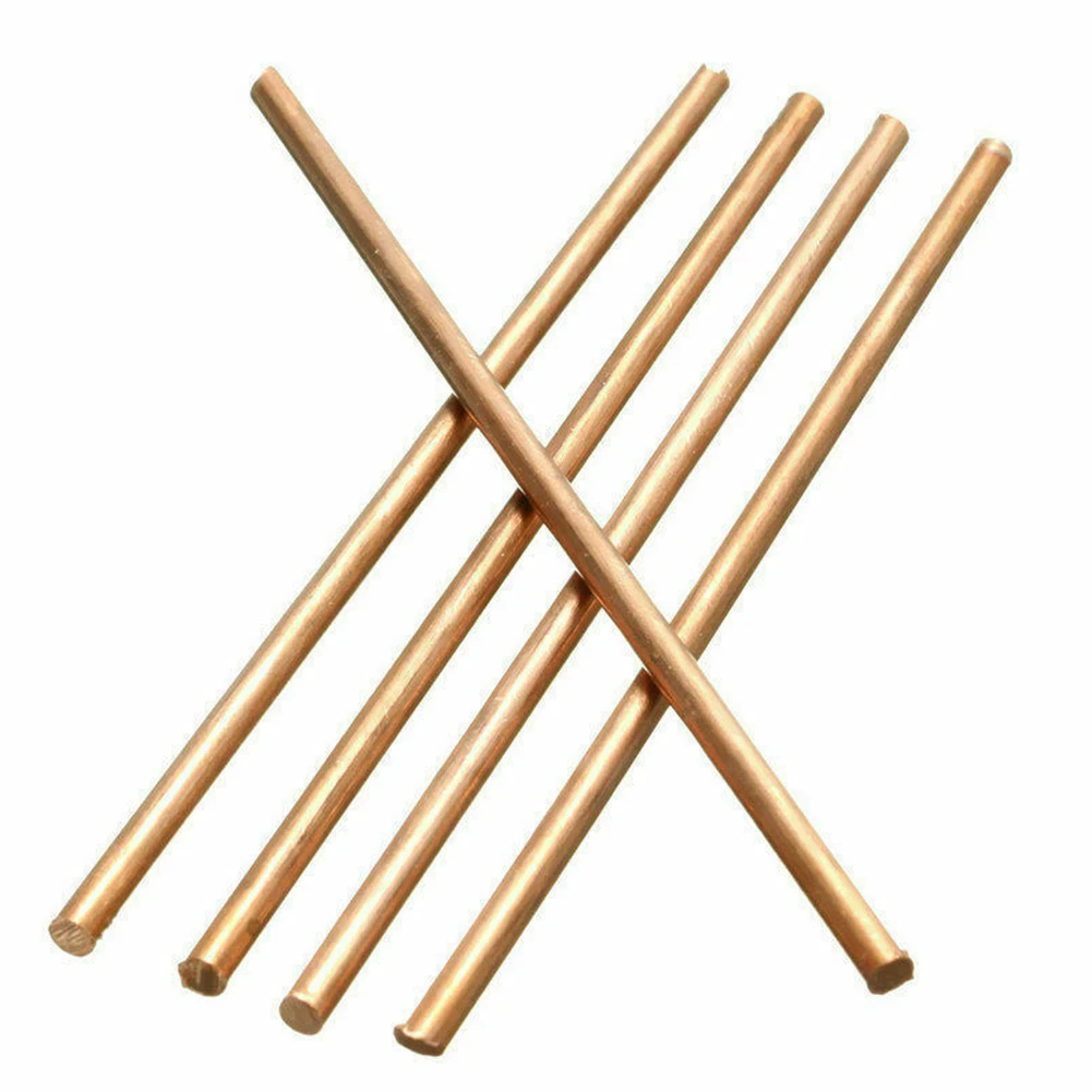 

Brass Rod Copper Rod Industrial Solid 100mm Length 5 Pcs 99.9% Copper Metal Rod Cylindrical Pure Copper Round Rod