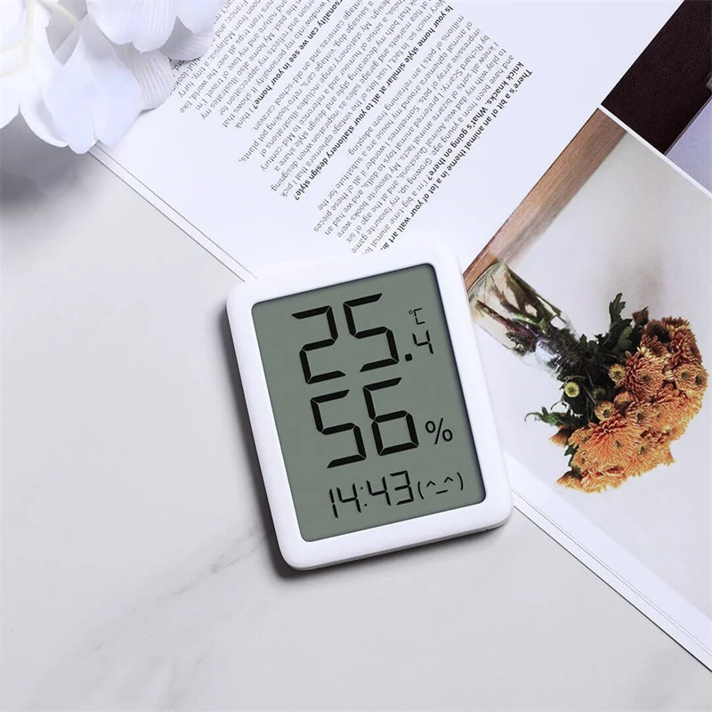 

Temperature Humidity Sensor Mini Electronic Ink Screen Lcd Large Digital Display Mmc E-ink Screen Indoor Thermohygrometer