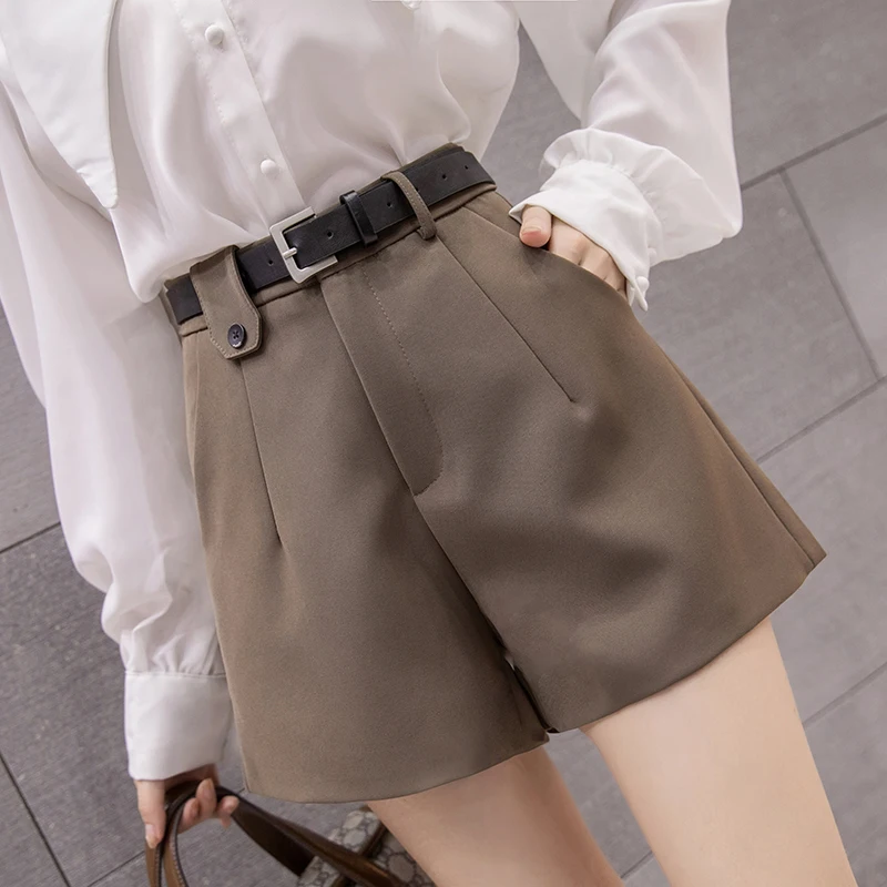 High Waist Suit Shorts Spring Clothes 