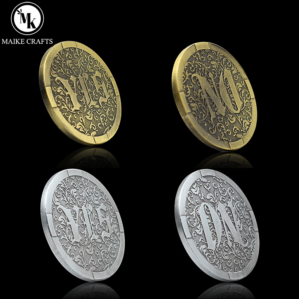 Памятная монета Да или нет рішення металлическая медаль бронзовый значок на