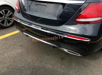 

1 шт., задняя Центральная накладка из АБС-пластика для Benz E-Class Sport Sedan W213 16-17