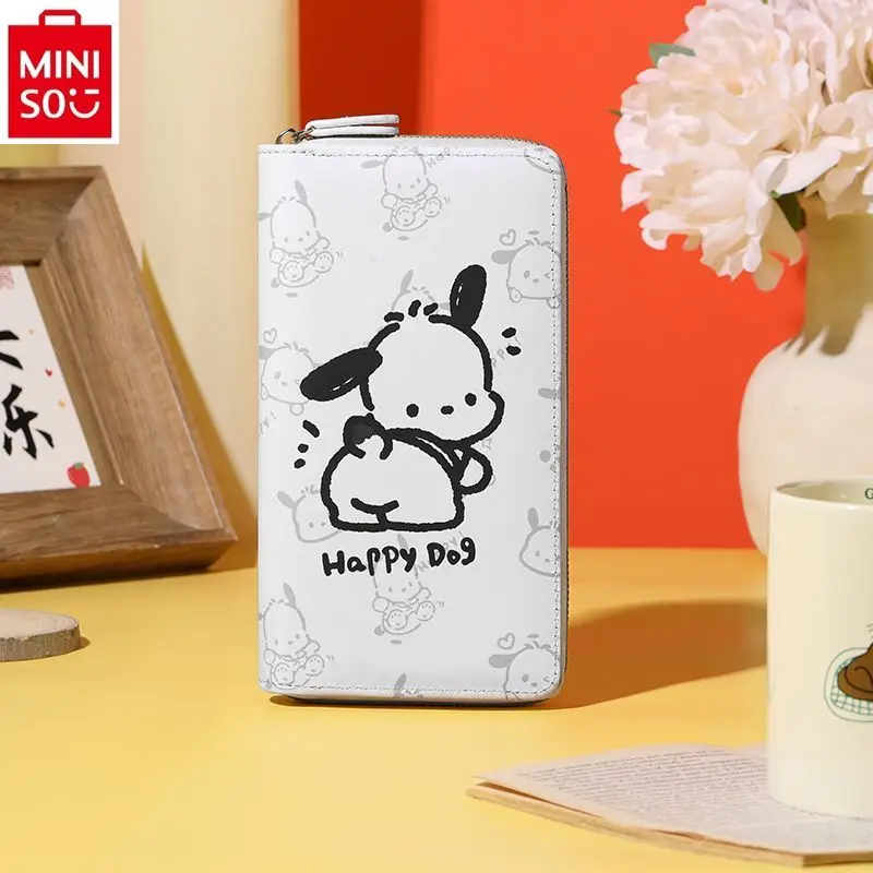 MINISO Winnie Bear Женская вместительная сумка с отделением для карт и защитой от