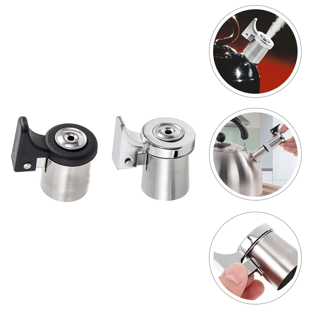 

Kettle Whistling Nozzle Spout Water Boiling Teapot Tip Whistle Parts Tea Steel Flutes Stainless Replacement Nozzles