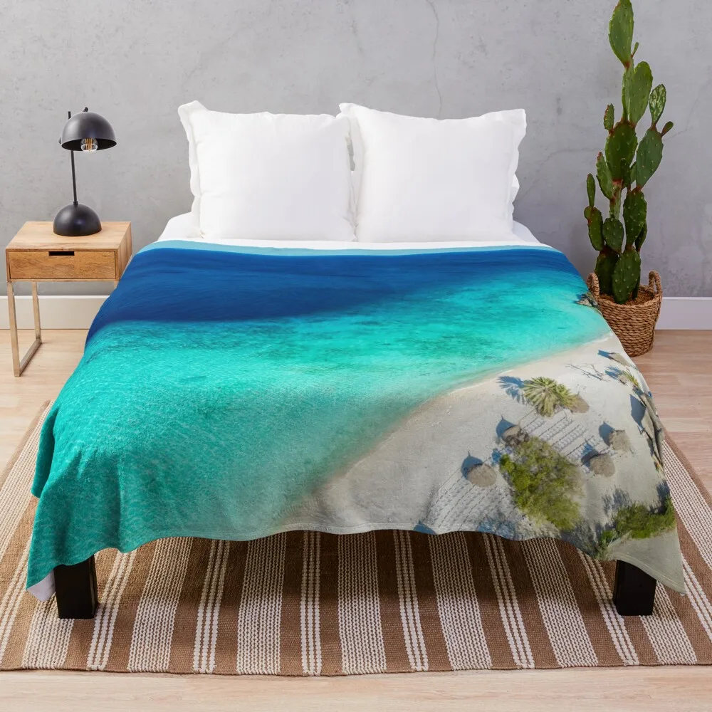 Потрясающее воздушное шоу Cas Abao Beach — тропический драгоценный камень в Cura?ao пледы