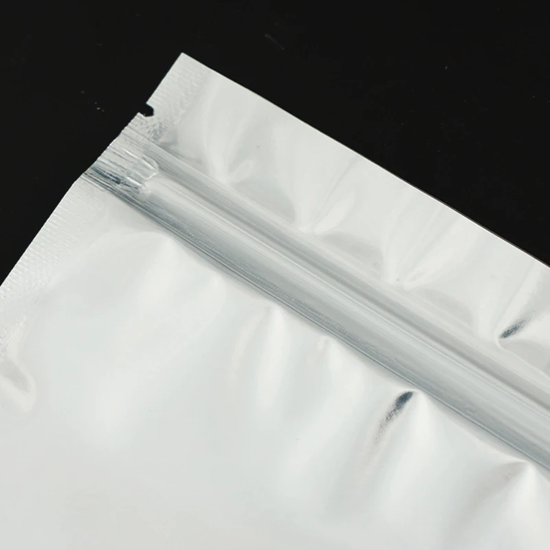 100 шт./партия антистатические алюминиевые пакеты с застежкой-молнией