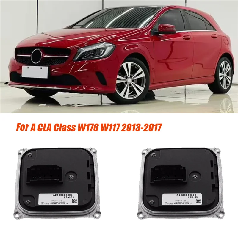 2шт A 2189009303 Модуль управления светодиодным балластом B для фар DRL Mercedes-Benz CLA Class W176