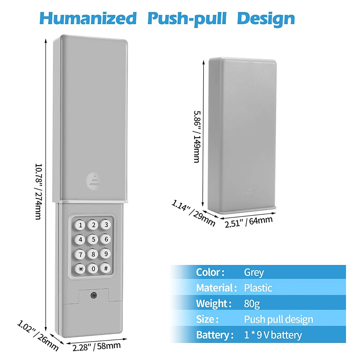 Универсальная клавиатура для открывания Гаражных дверей беспроводная доступа