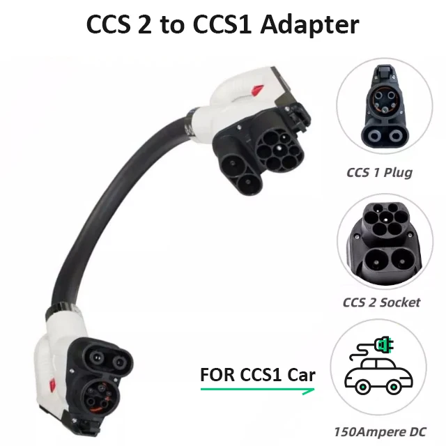 Адаптер постоянного тока Combo2 к Combo 1 CCS2 CCS1 0 3 а м кабельный разъем Европейская